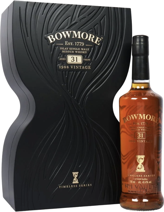 Bowmore Timeless Series 31y Islay Single Malt Scotch Whisky 45.4% 0.7L Geschenkverpackung