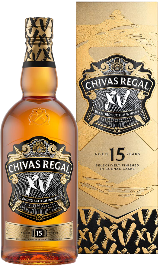 Chivas regal 15y xv blended scotch whisky 40% 1l geschenkverpackung