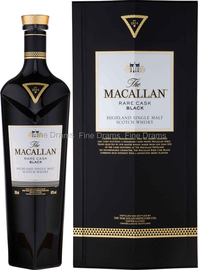 Macallan Rare Cask Black Speyside Single Malt Scotch Whisky 48% 0.7L Geschenkverpackung