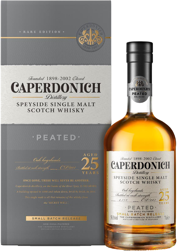 Caperdonich 25y Speyside Single Malt Scotch Whisky 58.1% Geschenkverpackung