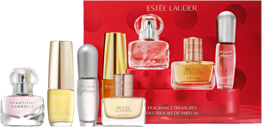 Estee Lauder Fragrance Treasures Mini Fragrance Gift Set 3x4ml +47ml Eau de Parfum
