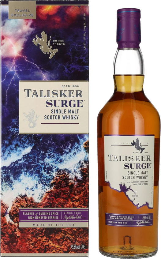 Talisker Surge Single Malt Scotch Whisky 45.8% 0.7L giftpack